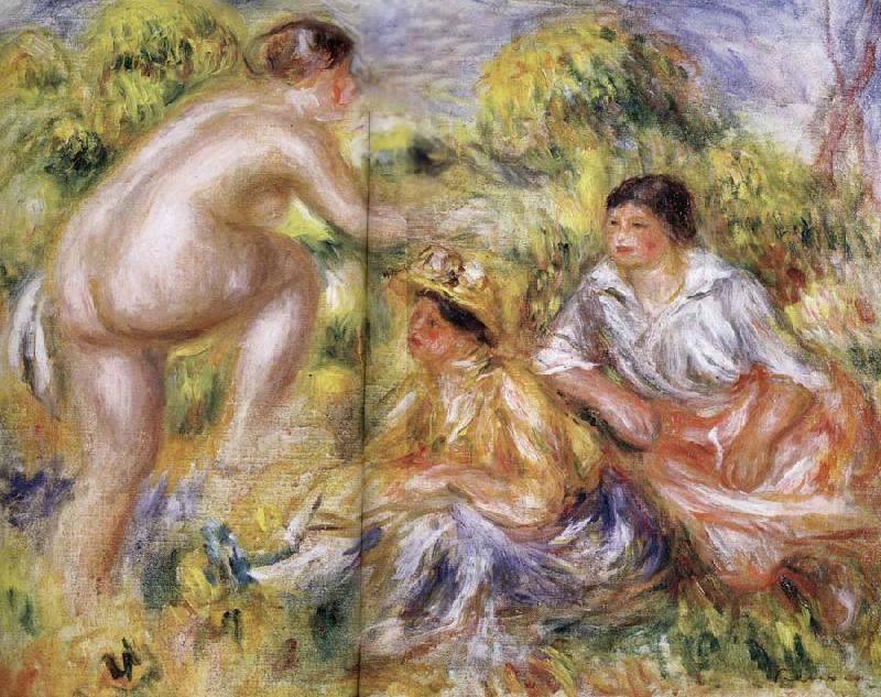 Pierre Renoir Young Women in the Country china oil painting image